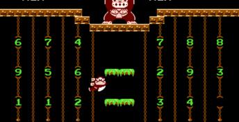Donkey Kong Jr. Math NES Screenshot