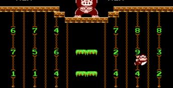 Donkey Kong Jr. Math NES Screenshot