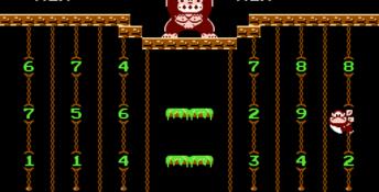 Donkey Kong Jr. Math NES Screenshot