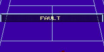 Evert and Lendl Top Players' Tennis NES Screenshot