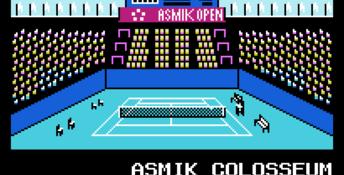 Four Players' Tennis NES Screenshot