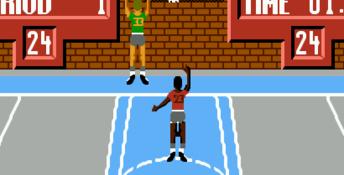 Jordan vs Bird: One on One NES Screenshot