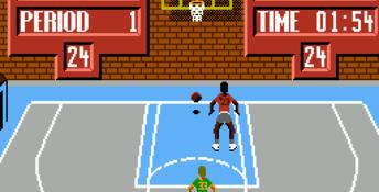 Jordan vs Bird: One on One NES Screenshot