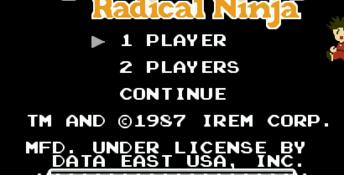 Kid Niki: Radical Ninja NES Screenshot