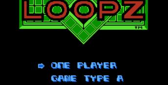 Loopz NES Screenshot