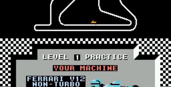 Michael Andretti's World GP NES Screenshot
