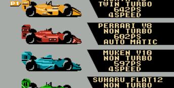 Michael Andretti's World GP NES Screenshot