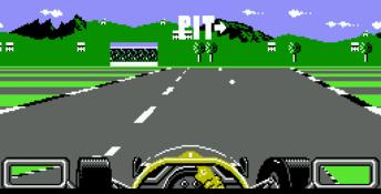 Nigel Mansell's World Championship Racing NES Screenshot