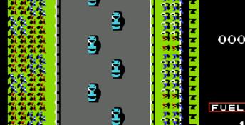 Road Fighter NES Screenshot