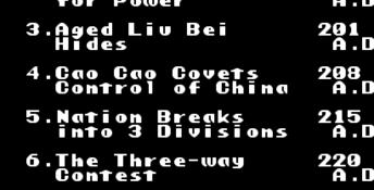 Romance of the Three Kingdoms 2 NES Screenshot