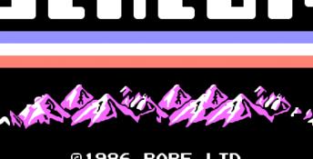 Slalom NES Screenshot