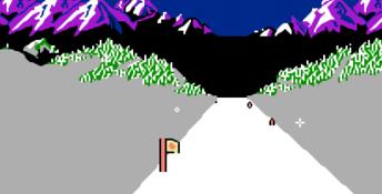 Slalom NES Screenshot