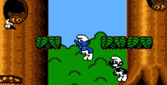 The Smurfs NES Screenshot