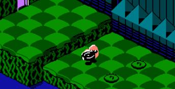 Snake Rattle n Roll (1990) NES Screenshot