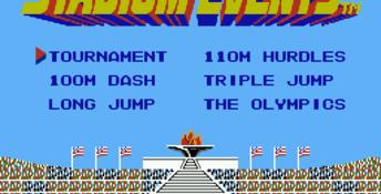 Stadium Events NES Screenshot