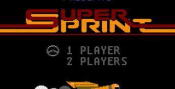 Super Sprint NES Screenshot