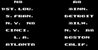 Tecmo Baseball NES Screenshot