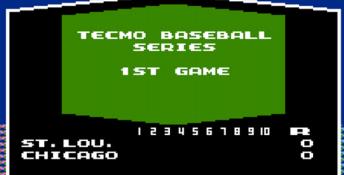 Tecmo Baseball NES Screenshot