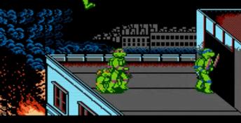 Teenage Mutant Ninja Turtles 2: The Arcade Game NES Screenshot