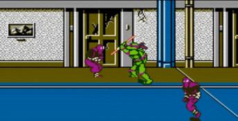 Teenage Mutant Ninja Turtles 2: The Arcade Game NES Screenshot