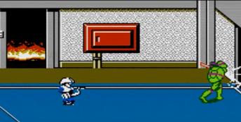 Teenage Mutant Ninja Turtles 2: The Arcade Game NES Screenshot