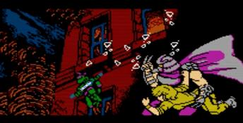 Teenage Mutant Ninja Turtles 2: The Arcade Game NES Screenshot