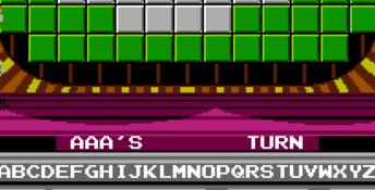 Wheel of Fortune Family Edition NES Screenshot