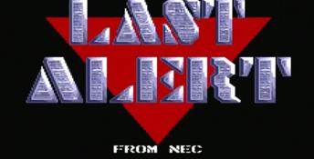 Last Alert PC Engine Screenshot