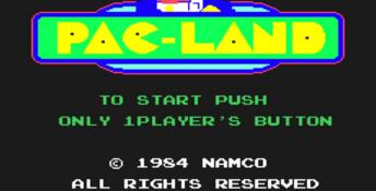 Pac-Land PC Engine Screenshot