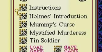 Sherlock Holmes: Consulting Detective PC Engine Screenshot