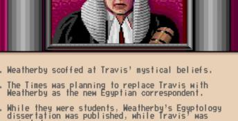 Sherlock Holmes: Consulting Detective PC Engine Screenshot