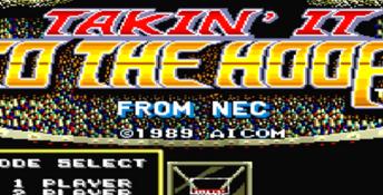 Takin' It to the Hoop PC Engine Screenshot