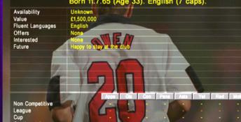 Championship Manager 3 PC Screenshot