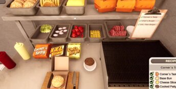 Corner Kitchen Fast Food Simulator PC Screenshot