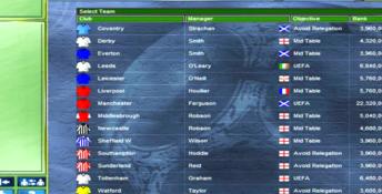 The F.A. Premier League Football Manager 2000 PC Screenshot