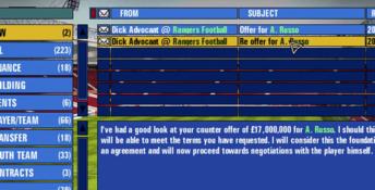 F.A. Premier League Football Manager 2002 PC Screenshot
