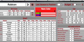 Formula Racing Manager PC Screenshot