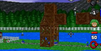 3D Lemmings Playstation Screenshot