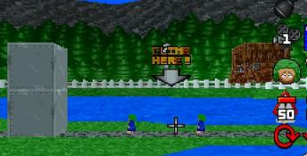 3D Lemmings Playstation Screenshot
