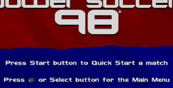 Adidas Power Soccer 98 Playstation Screenshot