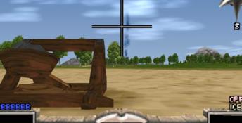 Ballerburg Playstation Screenshot