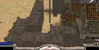 Ballerburg Playstation Screenshot