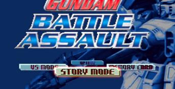 Gundam Battle Assault Playstation Screenshot