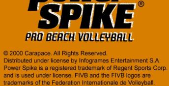 Power Spike Pro Beach Volleyball