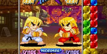 Puzzle Fighter 2 Playstation Screenshot