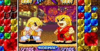 Puzzle Fighter 2 Playstation Screenshot