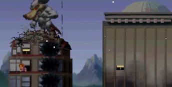 Rampage 2: Universal Tour Playstation Screenshot
