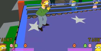 The Simpsons Wrestling Playstation Screenshot