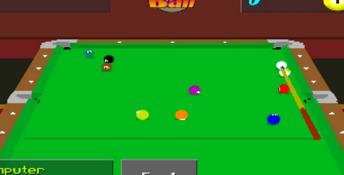 Virtual Pool Playstation Screenshot