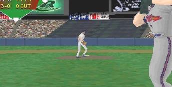 VR Baseball 96 Playstation Screenshot